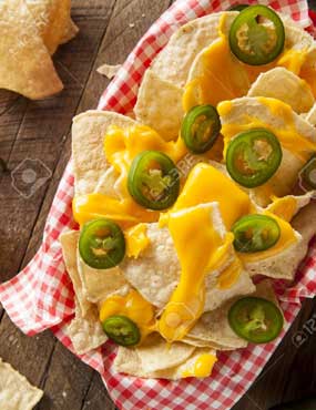 Nacho Cheese And Jalapeños